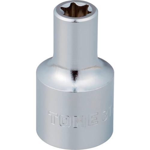 TONE E型トルクスソケット 呼びNO.E16 差込角9.5mm (3TX-E16)(495348...