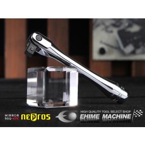 ※31日迄！5倍ポイントアップ中 NEPROS NBS2S 全長100mm 6.3sq.ショートスピンナハンドル
