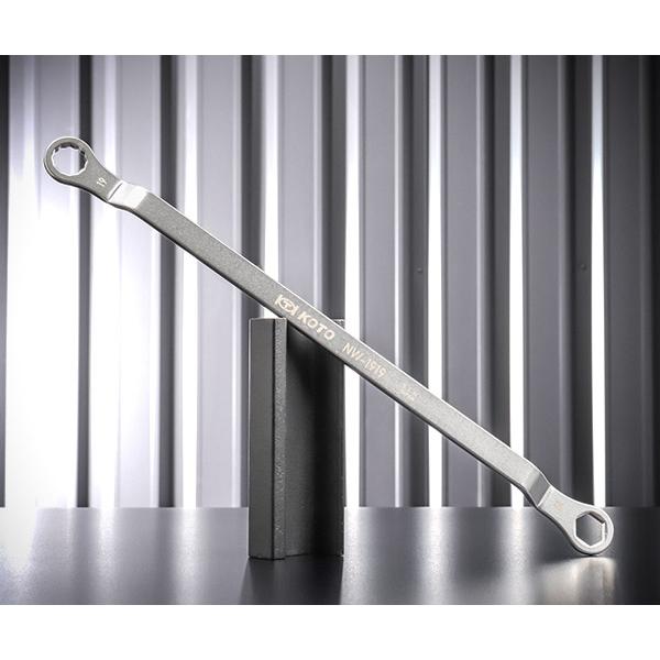 [26SS新商品] KOTO 薄型オフセットメガネレンチ 19mm ベルトテンショナー交換 先端厚6...