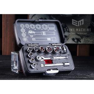 Pro-Auto PA2011 1/4 DR.11PC. スタビーラチェット&ソケットセット