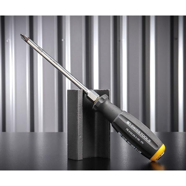 日本正規品 PBスイスツールズ スイスグリップ貫通式ドライバー プラスNo.3 #3 (8193.D...