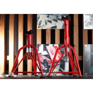 リキマエダ 高級ゴム付き リジッドラック （馬ジャッキ・ジャッキスタンド）2ton