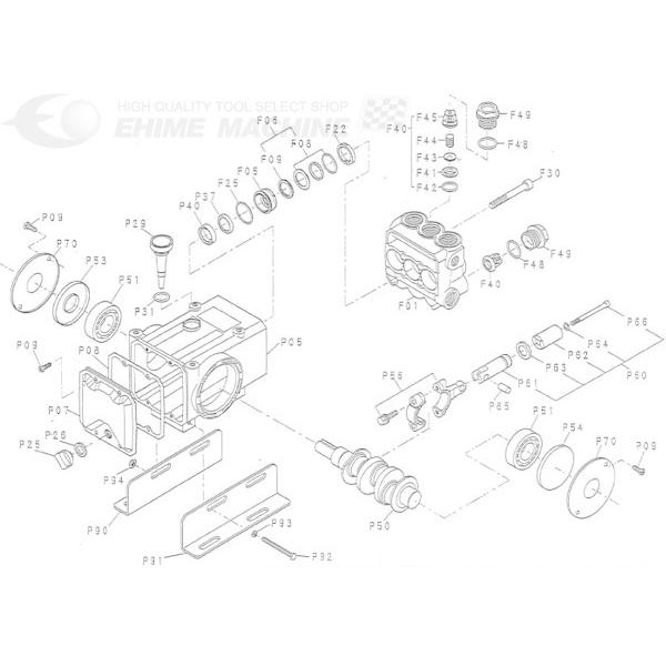 [メーカー直送品] オカツネ プランジャーポンプ用パーツ【F06(F08+F09)シールクミ R-3...