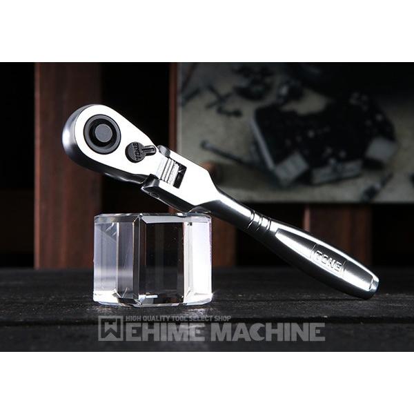 TONE ラチェットハンドル 首振りタイプ 歯数72枚 差込角6.35mm 全長122mm (RH2...