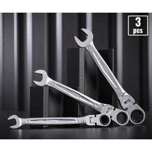 TONE（トネ） TONE 4ウェイラチェットめがねレンチセット 3pcs (RMW300