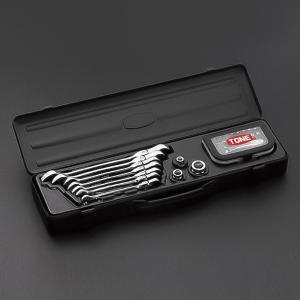 TONE（トネ） ラチェットめがねレンチセット 7pcs (RM700