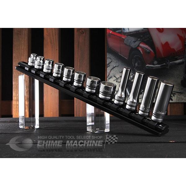 コーケン Z-EAL 9.5sq. 6角 ソケット・ディープソケット混合レールセット 12ヶ組 RS...