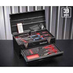 SEEDNEW シーズニュー 9.5sq. ツールセット 39点（レッド） S-39313