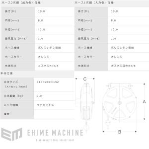 三協リール エアーホースリール 10m SHS...の詳細画像3