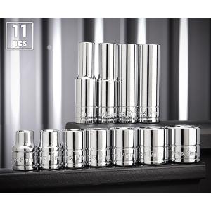 [ポイント5倍] シグネット 3/8 ソケット + ディープソケット