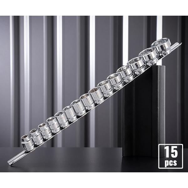 シグネット 1/2DR 15PC ショートソケットセット（6角） (13136)(471281893...