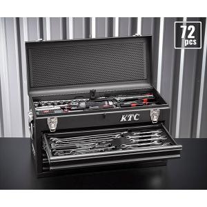 KTC SK37220XMBKEM 9.5sq. 72点工具セット マットブラック オリジナルツールセット SKX0213MBKEM 採用モデル エヒメマシンオリジナル商品
