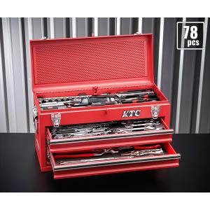KTC SK37820XMREM 9.5sq. 78点工具セット マットレッド オリジナルツールセット