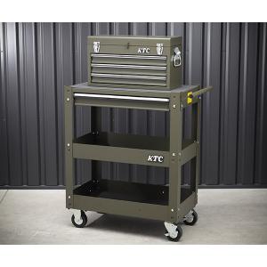 [終売]数量限定 KTC ツールチェスト + ツールワゴンセット オリーブドラブ SKX0213ODEM-SET（SKX0213ODEM+SKX2613ODEM） エヒメマシンオリジナル商品