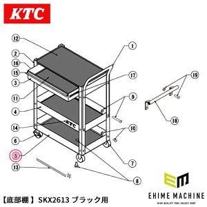 KTC ツールワゴン SKX2613 レッド 収納 ツール 作業台 引出し付 京都