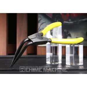 KTC 曲型ロングスナップリングプライヤー軸用 クロー径1.2mm 適用呼び10〜11 (SOP-172LL) 京都機械工具