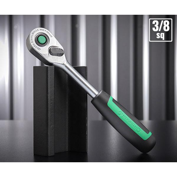 日本正規品 スタビレー (3/8SQ)80ギア ラチェットハンドル  (435QRN)(401875...