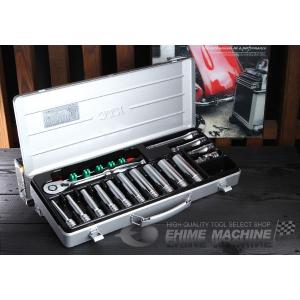 TONE（トネ） ソケットレンチセット 差込角12.7mm 17pcs 6角(10mm
