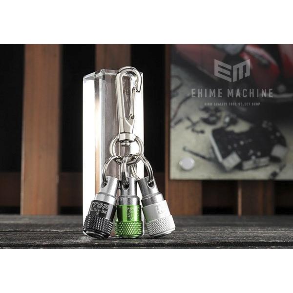 TOP 携帯用ソケットホルダー 3色セット（黒×緑×白） ESH-BKGWN トップ工業 【ネコポス...