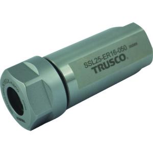 TRUSCO NC旋盤用ストレートシャンクコレットホルダ フラット付キERコレットホルダSSL型 シャンク径16 全長50 ER11用 SSL16ER11035 トラスコ