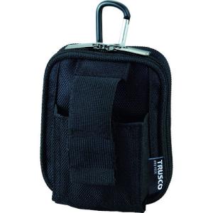 TRUSCO コンパクトツールケースワイド 2ポケット ブラック TCTC1803WBK トラスコ