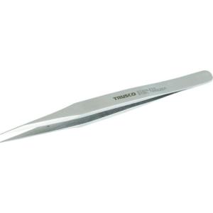 TRUSCO  TSP-61  肉厚ステンレス製ピンセット130mm 先端幅広タイプ TSP61