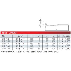 KTC 点検ハンマー 1/2ポンド 420L ...の詳細画像2