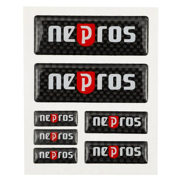 NEPROS リアルカーボン 3Dステッカー ネプロス YG-N48 【ネコポス対応】