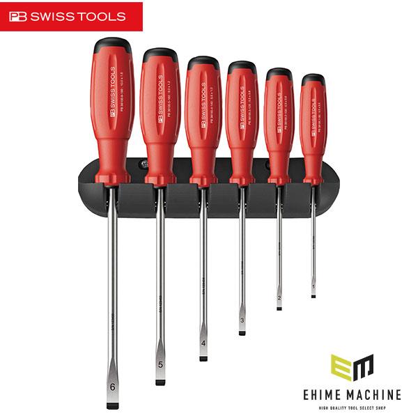 日本正規品 PBスイスツールズ スイスグリップEVO マイナスドライバーセット ホルダー付 (382...
