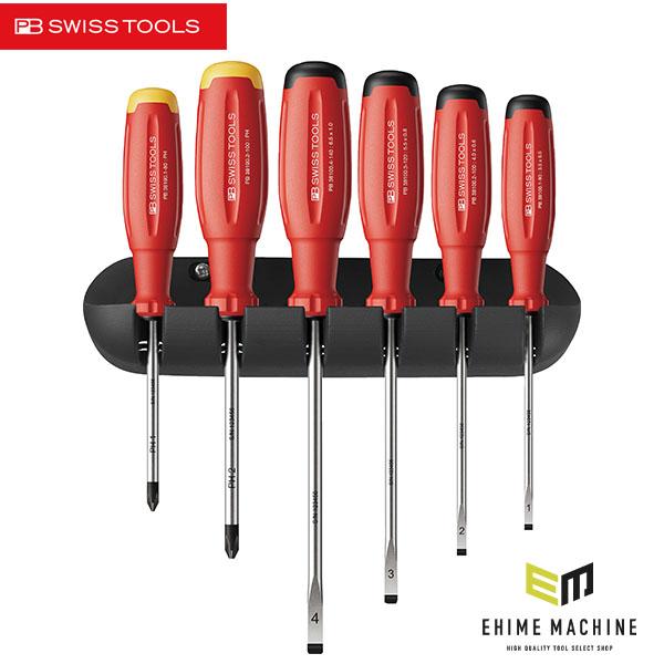 日本正規品 PBスイスツールズ スイスグリップEVO ドライバーセット (+・-) ホルダー付 (3...