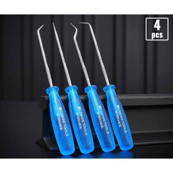 日本正規品 PBスイスツールズ ピックツールセット 4本組 対象物に傷がつき難い先端加工 (7680...