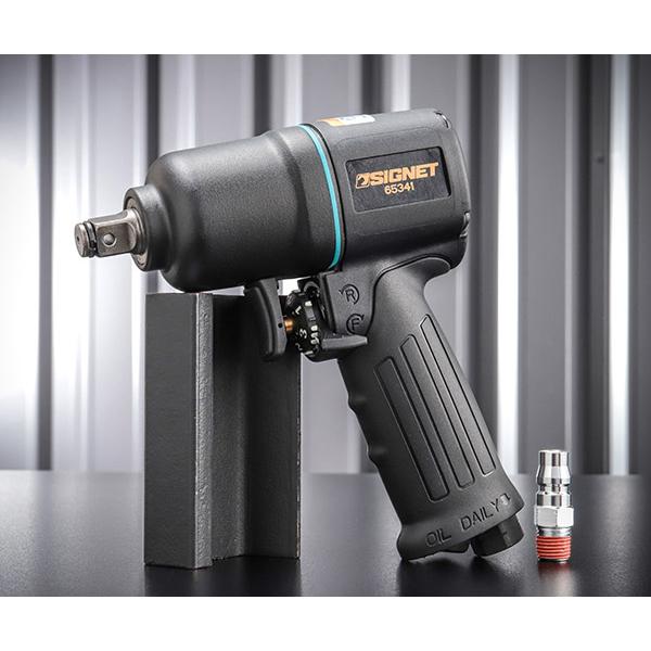 シグネット 1/2DR 軽量コンパクト型エアインパクトレンチ ブラック＆ゴールド (65341)(4...