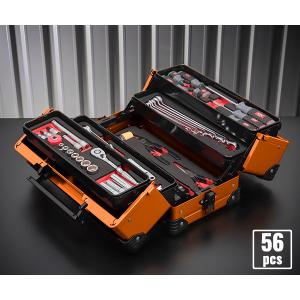 特典付 KTC 9.5sq. 56点工具セット SK35623WZCR オレンジ