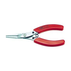 TOP フラットノーズプライヤ ステンレス製100mm FN-100 トップ工業