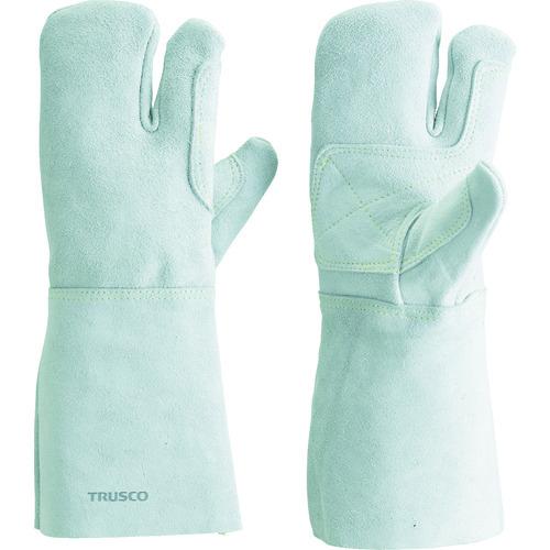 TRUSCO ケブラー(R)糸使用溶接手袋 3本指 裏綿付 KEVYT3 トラスコ