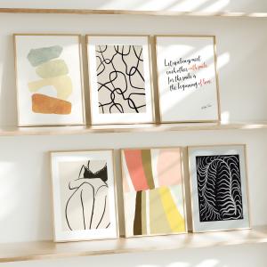 アートポスター おしゃれ アブストラクト A4　A3　B3　A2　B2　A1　B1　30×40　50×70　Posters Art D 北欧ポスター