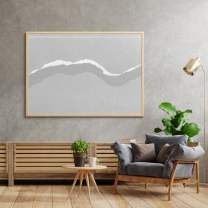 額付 アートポスター アートフレーム モノクロ・モノトーン女性