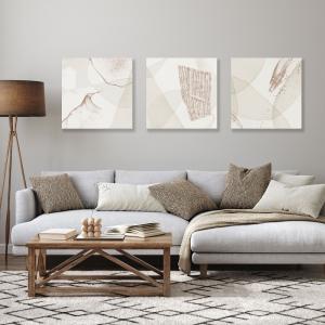 正方形 アートパネル JAPANDI 3枚セット ジャパンディインテリアを