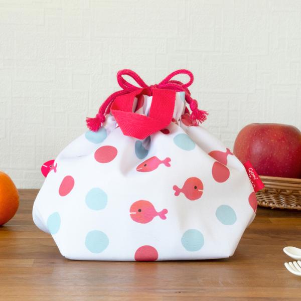 きんぎょがにげた 保冷ランチバッグ みずたま 金魚 逃げた 五味太郎 食器 グッズ