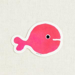 五味太郎 ダイカットステッカー きんぎょ 絵本 グッズ きんぎょがにげた 金魚