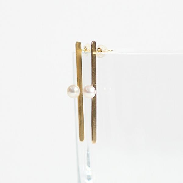 siki (シキ) / SK-LP07-GD / ゴールドライン＆パールピアス