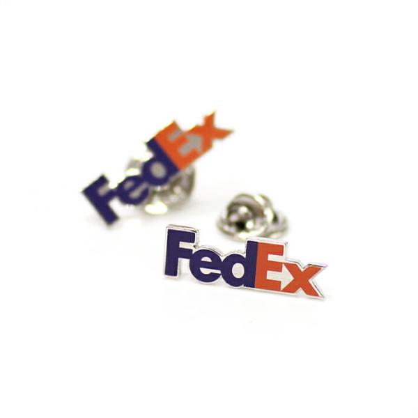 FedEx / Pewter Lapel Pin フェデックス ロゴピンバッジ