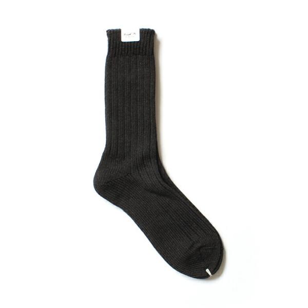 Trad Marks トラッドマークス / Old Rib Socks リブソックス - Ash B...