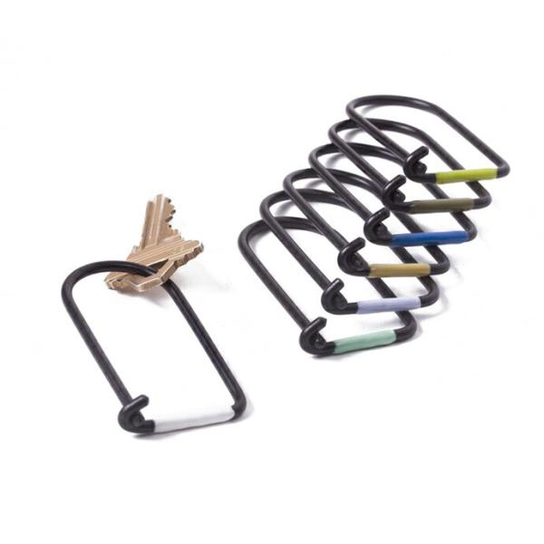 Craighill / Wilson Keyring - Carbon Black Enameled...