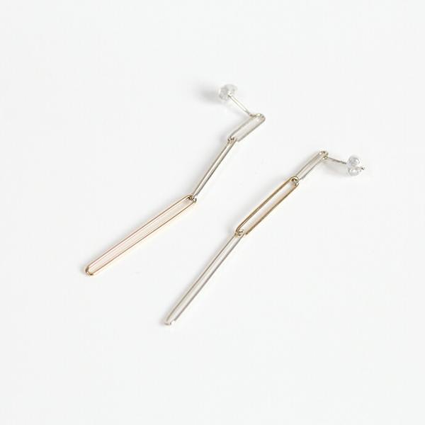 siki (シキ) / SK-PP20-K10YG-SV / シルバー×ゴールド ランダムチェーンピ...