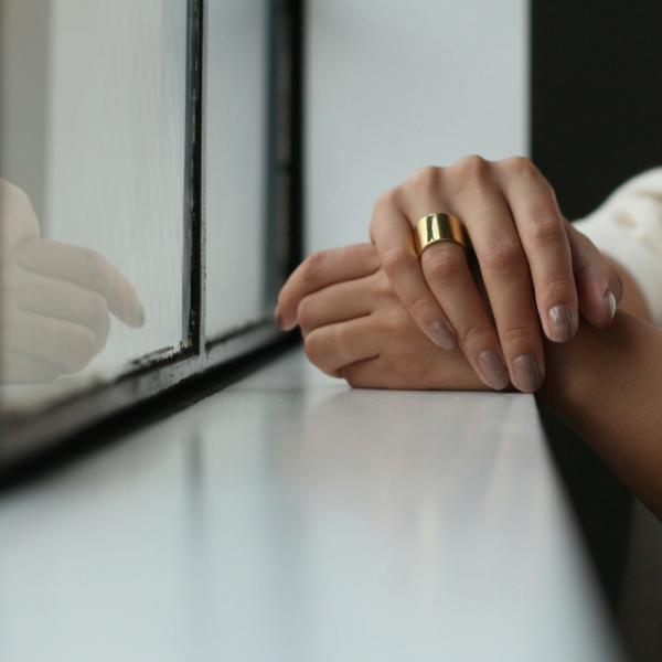 UNKNOWN. (アンノウン) / U008 FLAT リング 15mm - 真鍮 レディース メ...