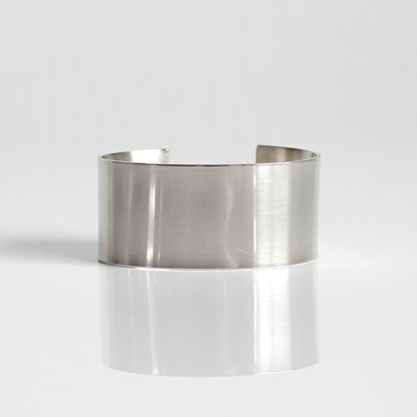 UNKNOWN. (アンノウン) / silver950 U220 FLAT バングル 30mm -...