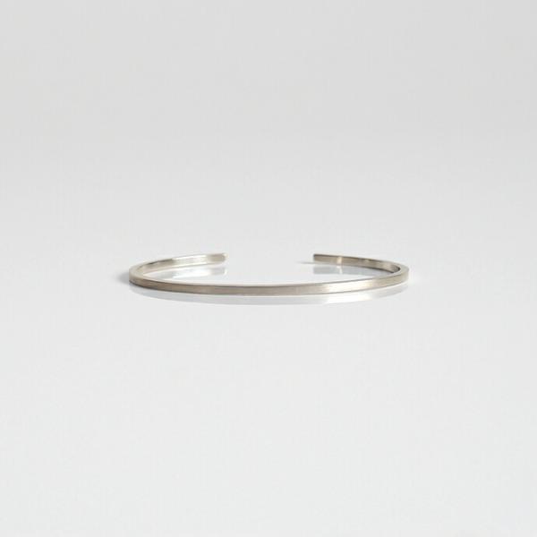 UNKNOWN. (アンノウン) / silver950 U224 SQUARE バングル 2mm ...