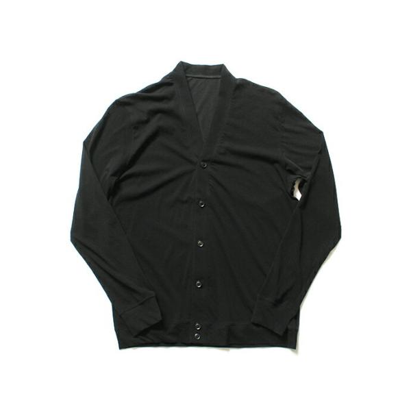 smoothday（スムースデイ）80/1 メンズ コズモラマ ハイゲージ天竺 Vネックカーディガン...