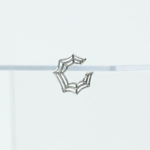 yum. （ヤム） / silver シルバー 蜘蛛の巣 ミニ イヤーカフ / Ec-04a-Ag9...